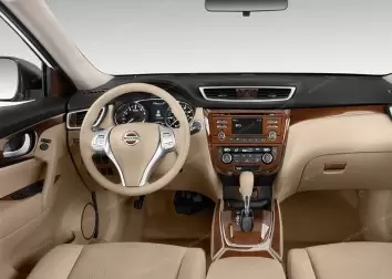 Nissan Qashqai 2013–2021 3D Decor de carlinga su interior del coche 45-Partes