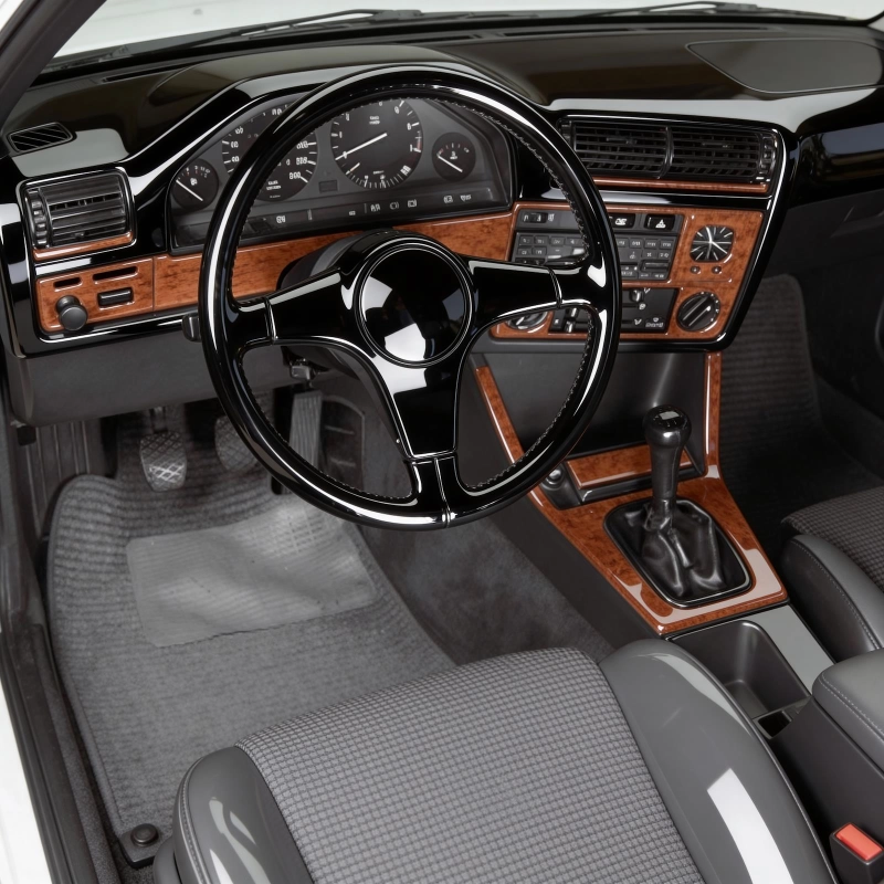 BMW 3 Series E30 1985-1994 3D Armaturenbrett-Dekor-Set, 10 Teile