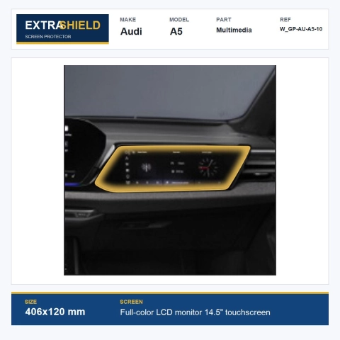 Audi A5 Multimedia ExtraShield Screen Protector