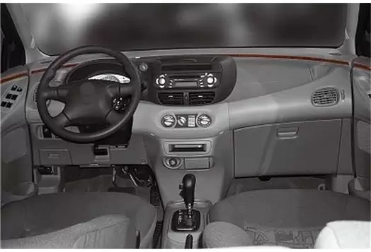 Nissan Tino 01.2000 3D Decor de carlinga su interior del coche 6-Partes
