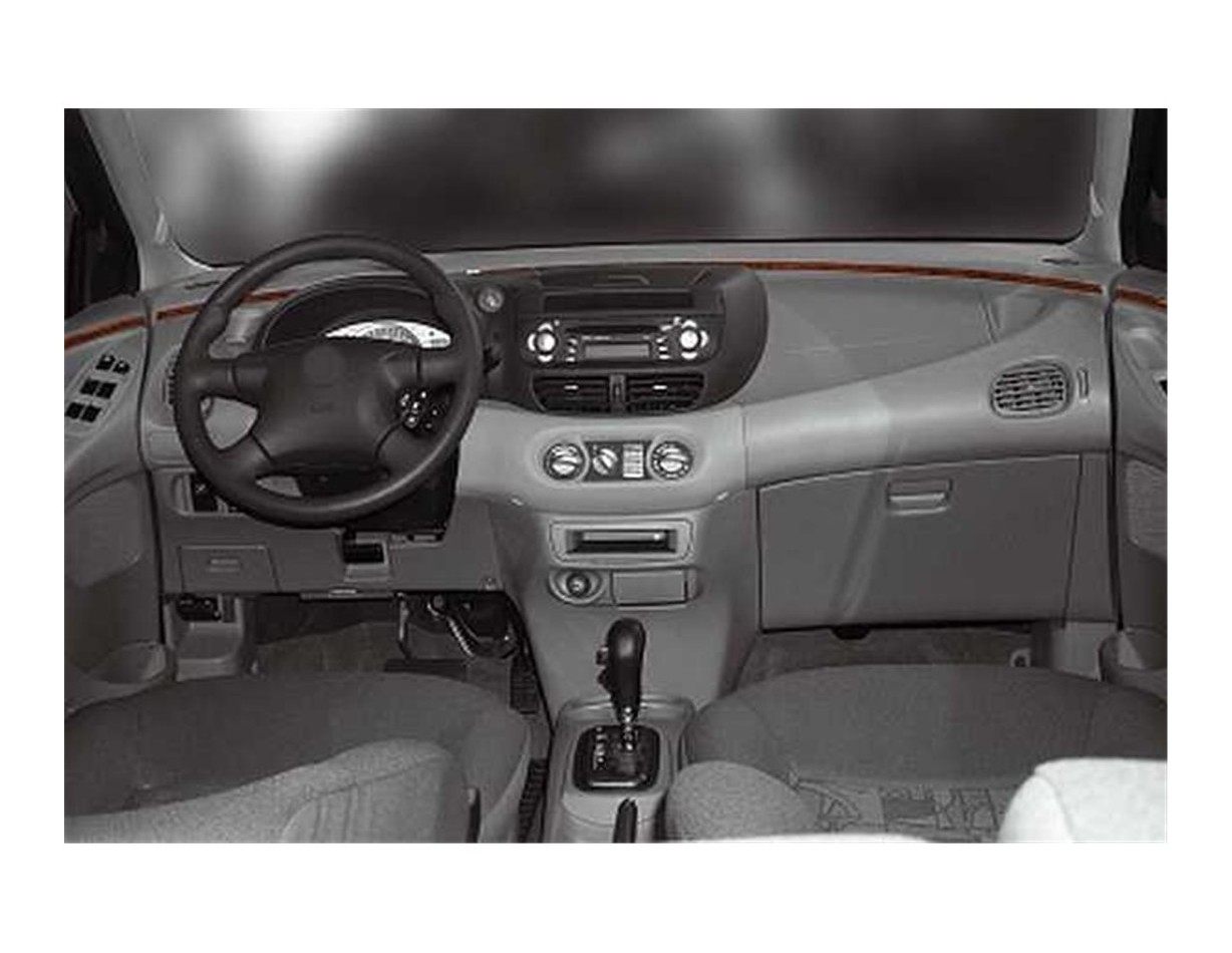 Nissan Tino 2000 Kit la décoration du tableau de bord 6-Pièce - 1 - habillage decor de tableau de bord