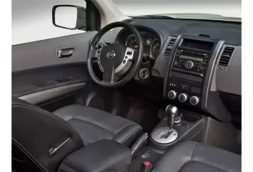 Nissan X Trail 2007-2013 3D Decor de carlinga su interior del coche 16-Partes