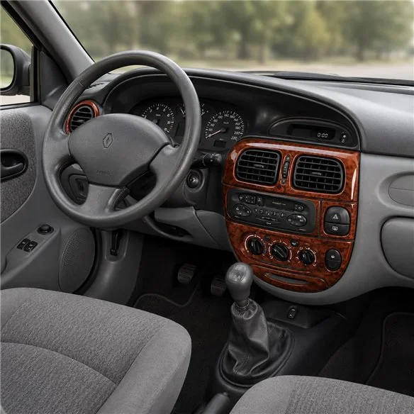 Renault Megane 1996+-02 99 kit salpicadero 3D, 13 piezas