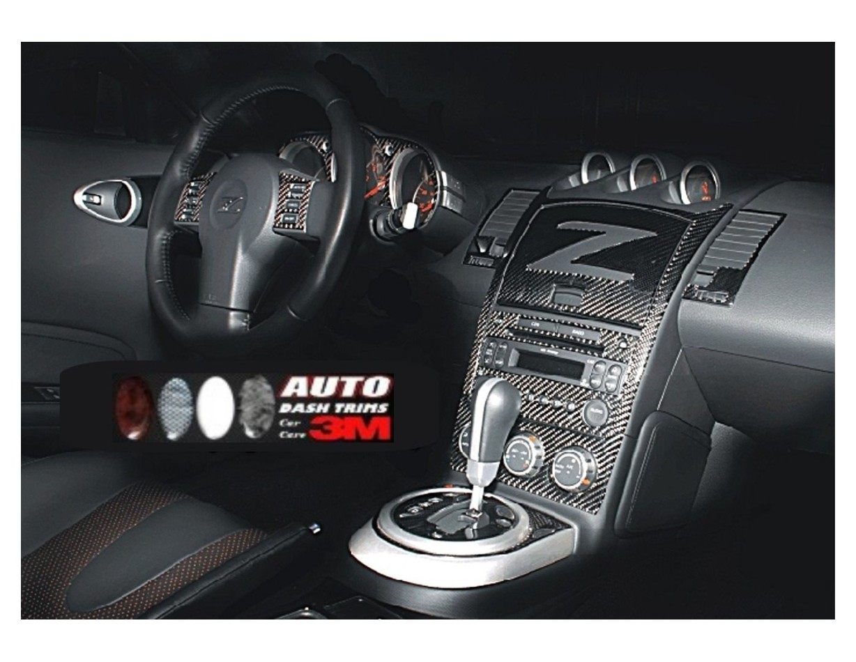 Nissan Z350 2003-2005 boîte manuelle Box BD Kit la décoration du tableau de bord - 1 - habillage decor de tableau de bord