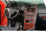 Opel Astra G 03.98-12.03 Mascherine sagomate per rivestimento cruscotti 16-Decori