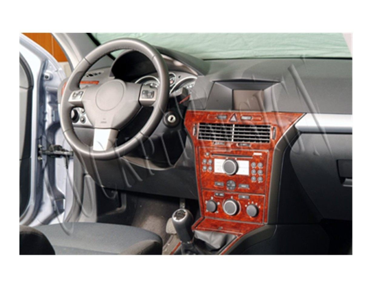 Opel Astra H 01.04 - 08.10 3D Inleg dashboard Interieurset aansluitend en pasgemaakt op he 10 -Teile