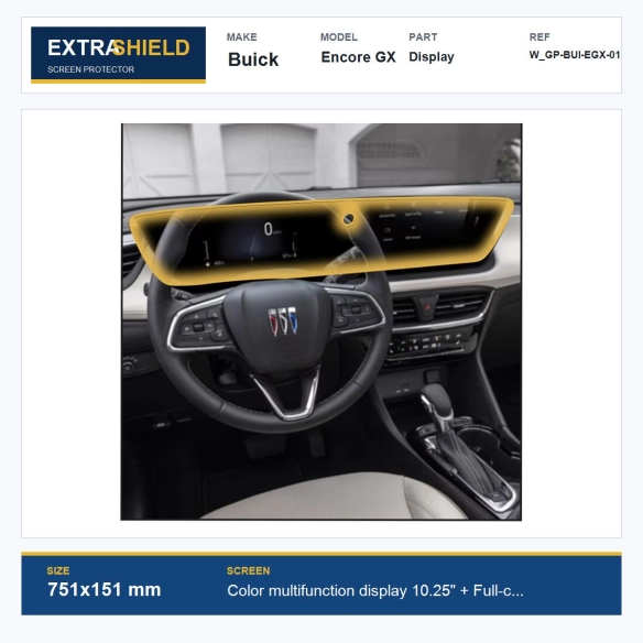 Buick Encore GX Display ExtraShield Screen Protector
