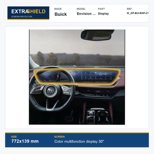 Buick Envision Plus Display ExtraShield Screen Protector