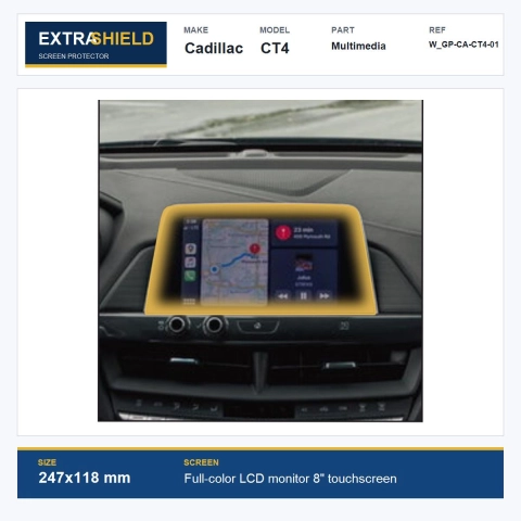 Cadillac CT4 Multimedia ExtraShield Screen Protector
