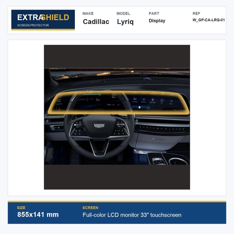 Cadillac Lyriq Display ExtraShield Screen Protector