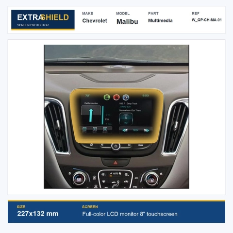Chevrolet Malibu Multimedia ExtraShield Screen Protector
