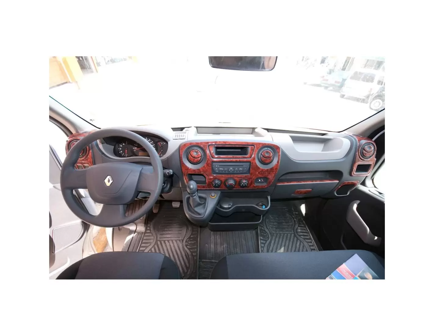 Opel Movano 01.2010 3D Inleg dashboard Interieurset aansluitend en pasgemaakt op he 23 -Teile