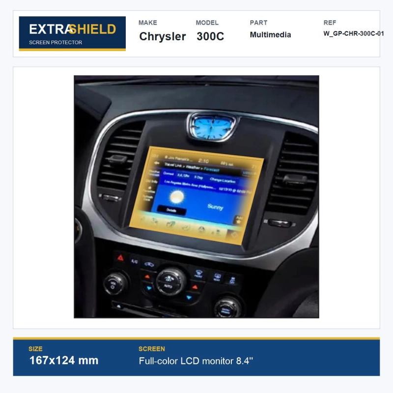 Chrysler 300C Multimedia ExtraShield Screen Protector