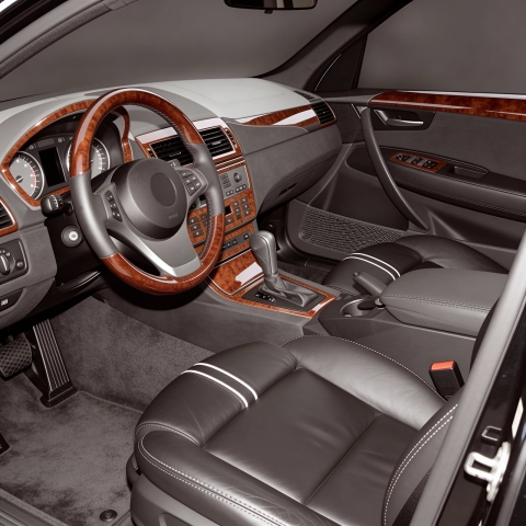 BMW X3 E83 2003+ climatisation kit décor tableau de bord 3D, 12 pièces 2
