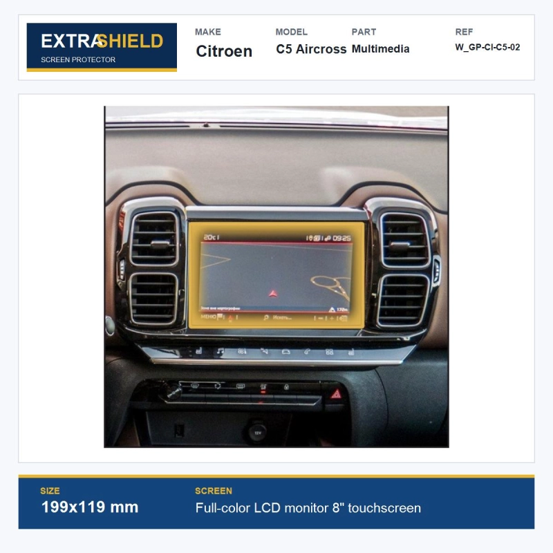 Citroen C5 Aircross Multimedia ExtraShield Screen Protector