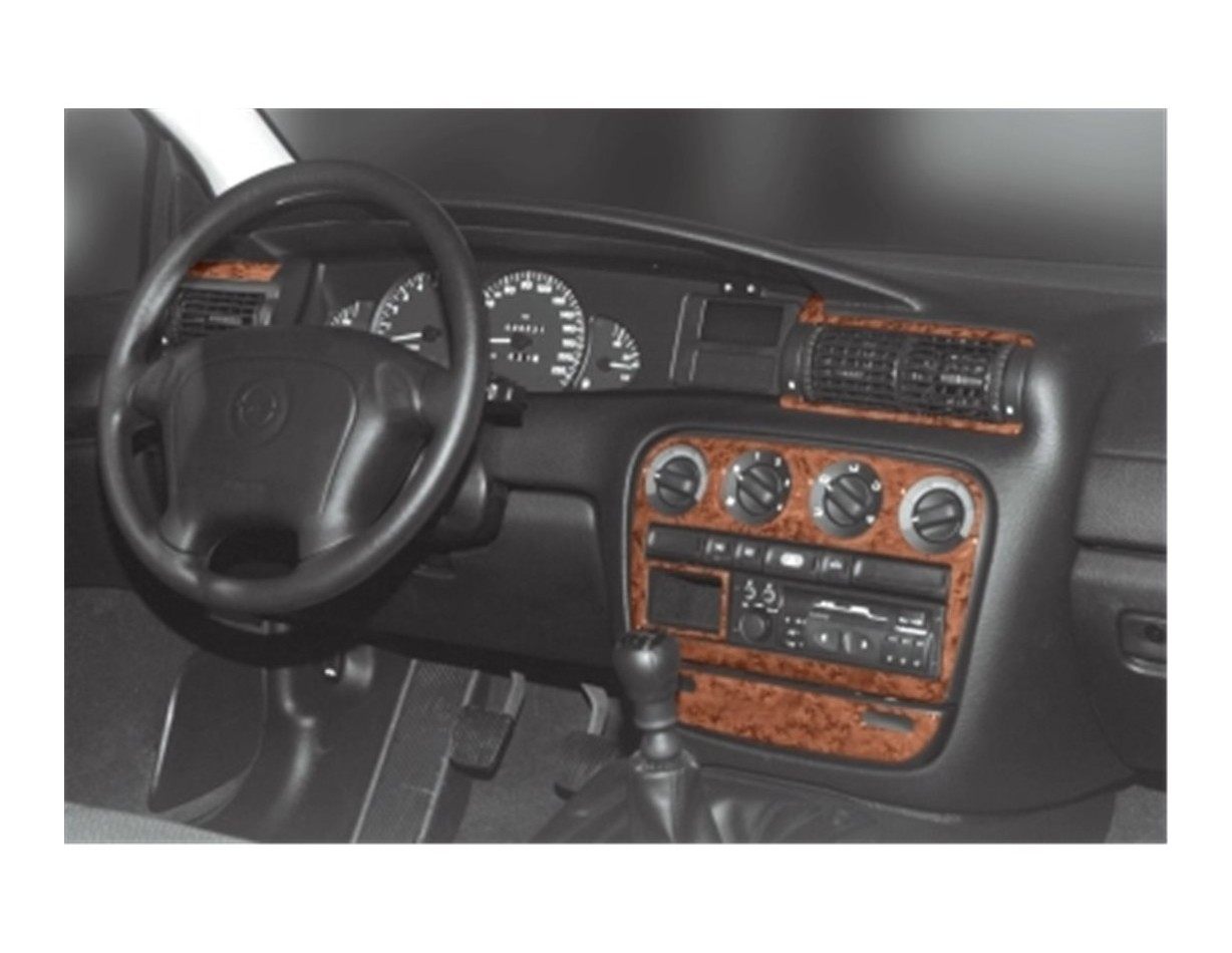 Opel Omega B1 93-99 Mittelkonsole Armaturendekor Cockpit Dekor 7-Teilige - 1- Cockpit Dekor Innenraum