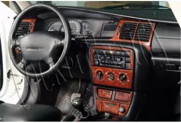 Opel Vectra B 08.95-08.02 3M 3D Interior Dashboard Trim Kit Dash Trim Dekor 20-Parts