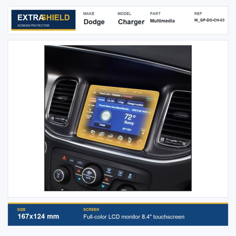 Dodge Charger Multimedia ExtraShield Screen Protector