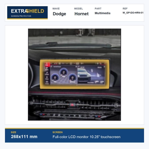 Dodge Hornet Multimedia ExtraShield Screen Protector