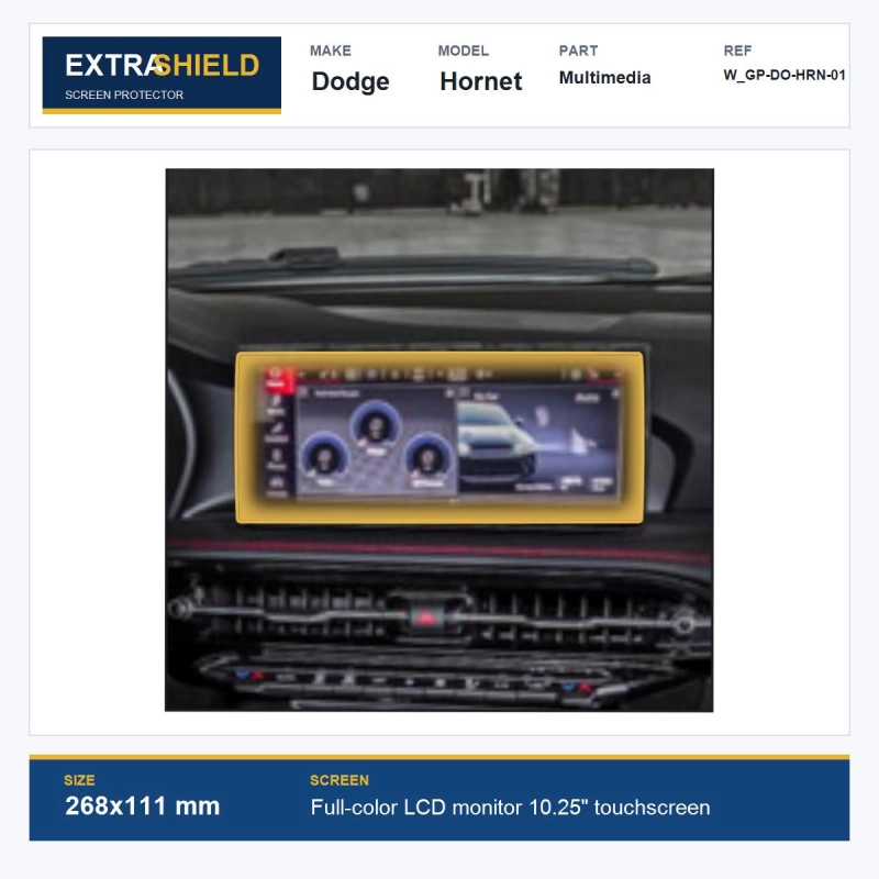 Dodge Hornet Multimedia ExtraShield Screen Protector