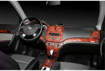 Chevrolet Aveo 02.2006 3M 3D Interior Dashboard Trim Kit Dash Trim Dekor 21-Parts