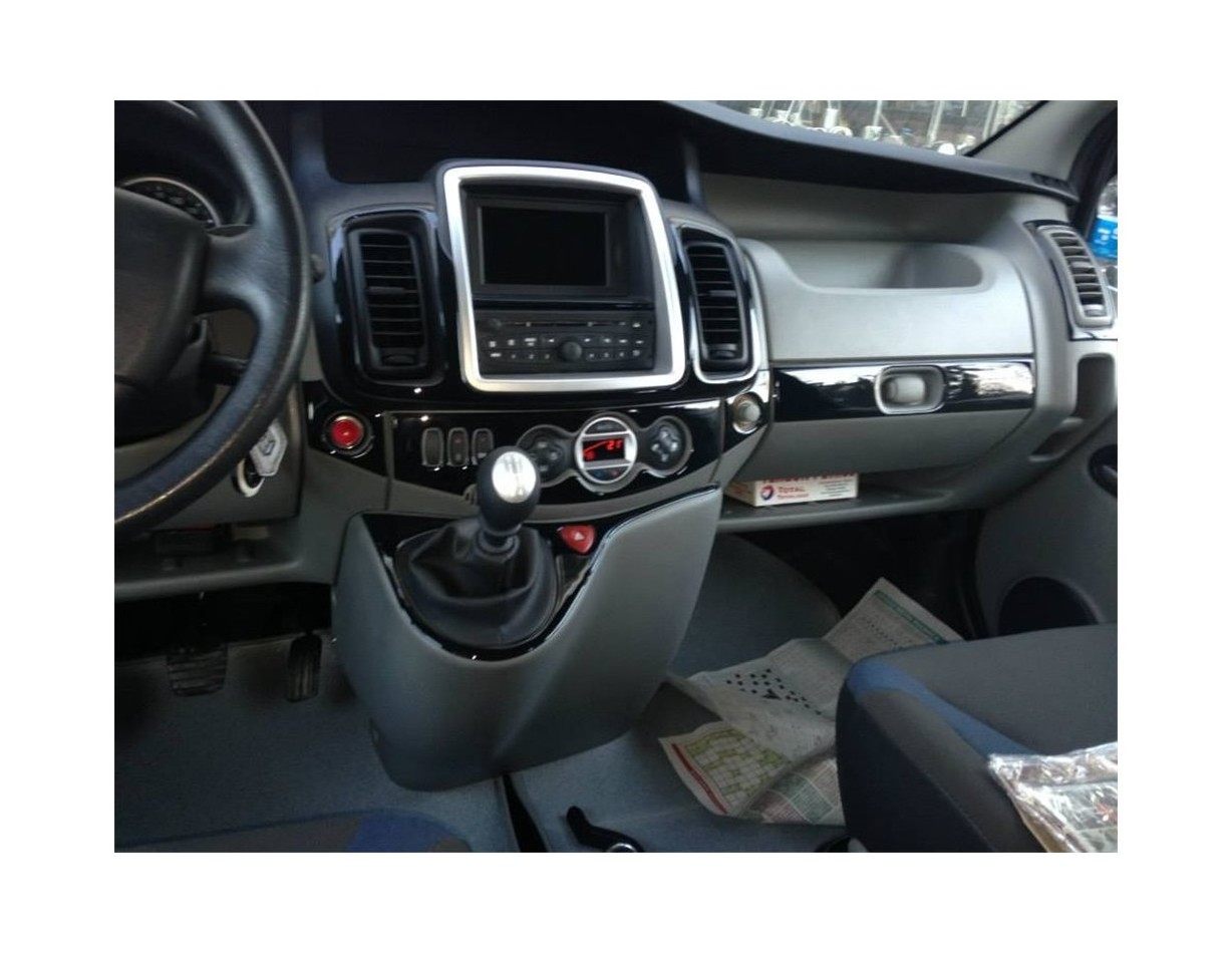 Opel Vivaro 2011 Mittelkonsole Armaturendekor Cockpit Dekor 16-Teilige - 1- Cockpit Dekor Innenraum