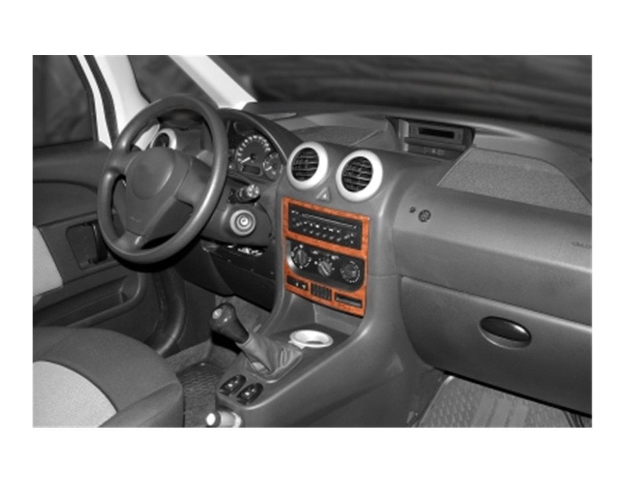 Peugeot 1007 04.2005 3M 3D Interior Dashboard Trim Kit Dash Trim Dekor 2-Parts