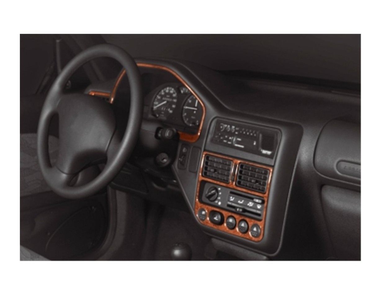 Peugeot 106 04.91 - 07.96 Kit Rivestimento Cruscotto all'interno del veicolo Cruscotti personalizzati 12-Decori