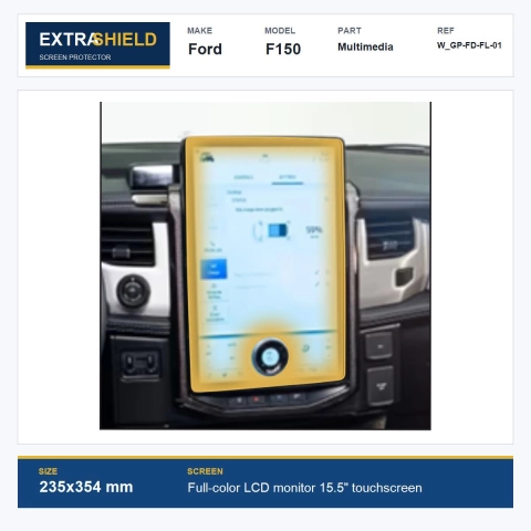 Ford F150 Multimedia ExtraShield Screen Protector