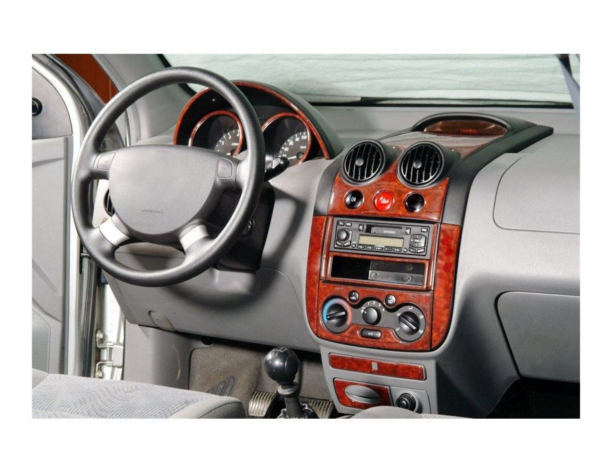 Chevrolet Aveo 03.04-01.06 3D Decor de carlinga su interior del coche 29-Partes