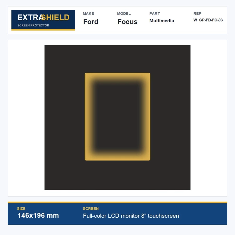 Ford Focus Multimedia ExtraShield Screen Protector