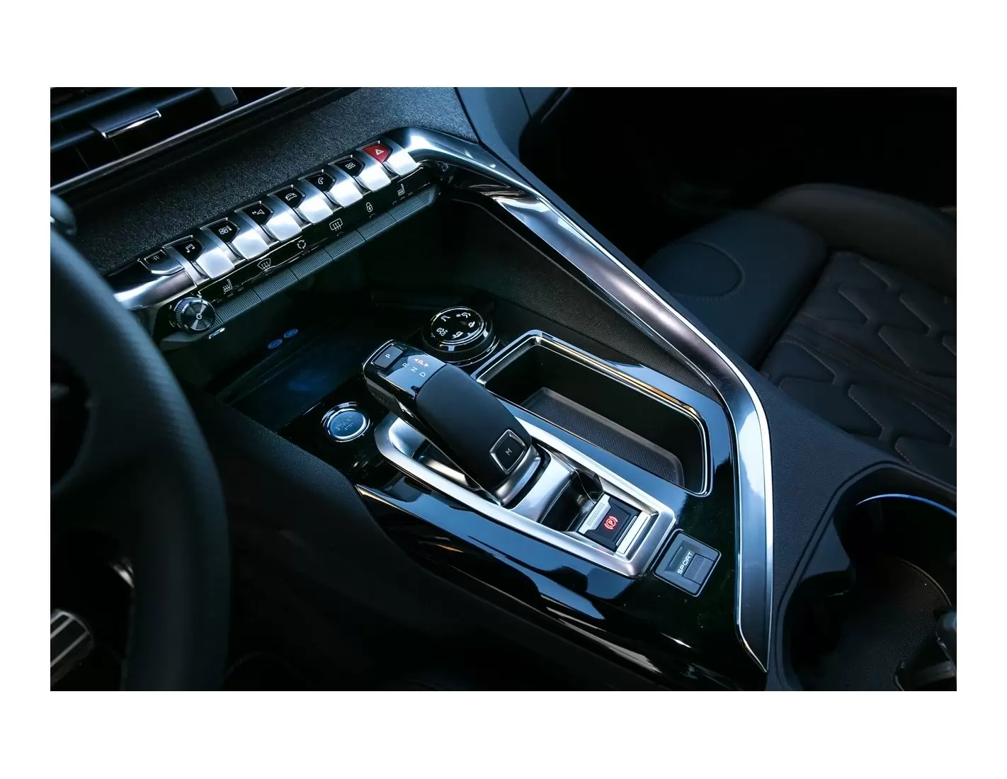 Peugeot 3008 2009–2016 3D Inleg dashboard Interieurset aansluitend en pasgemaakt op he 11 -Teile