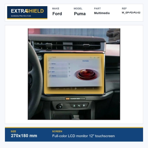 Ford Puma Multimedia ExtraShield Screen Protector