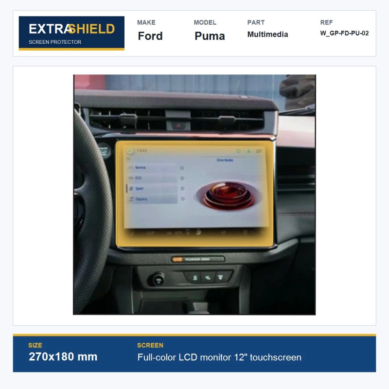 Ford Puma Multimedia ExtraShield Screen Protector