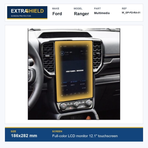 Ford Ranger Multimedia ExtraShield Screen Protector