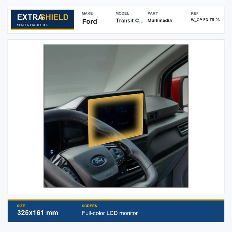 Ford Transit Custom Multimedia ExtraShield Screen Protector