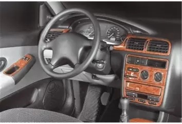 Peugeot 406 10.95-05.99 3M 3D Interior Dashboard Trim Kit Dash Trim Dekor 21-Parts