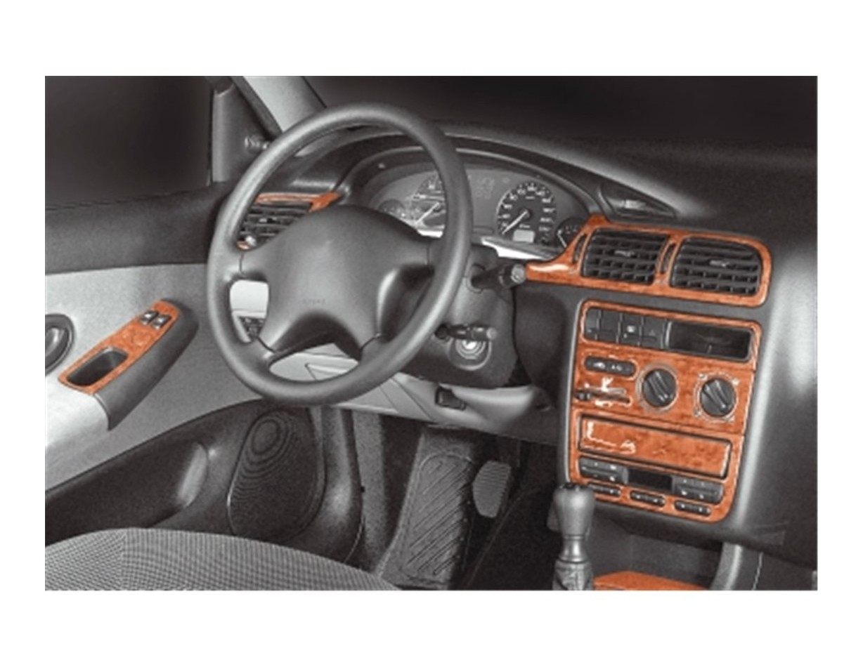 Peugeot 406 10.95-05.99 3D Decor de carlinga su interior del coche 21-Partes
