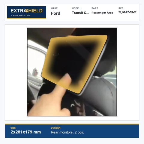 Ford Transit Custom Passenger Area ExtraShield Screen Protector