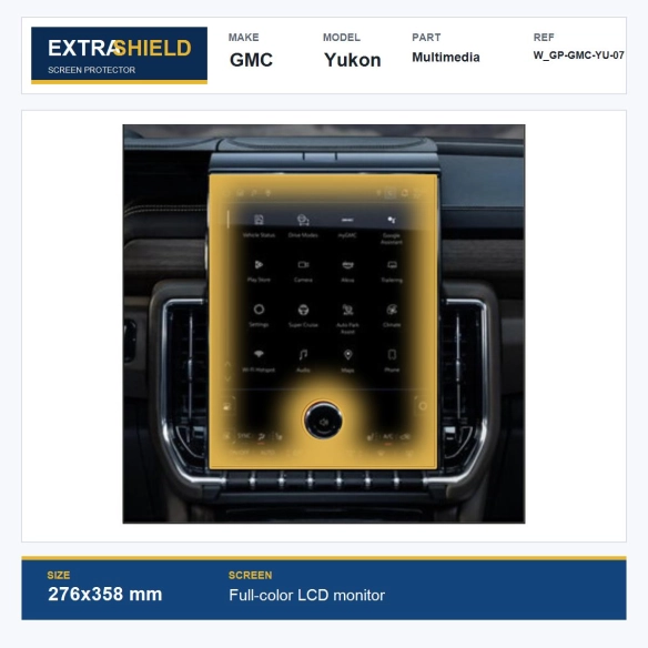 GMC Yukon Multimedia ExtraShield Screen Protector