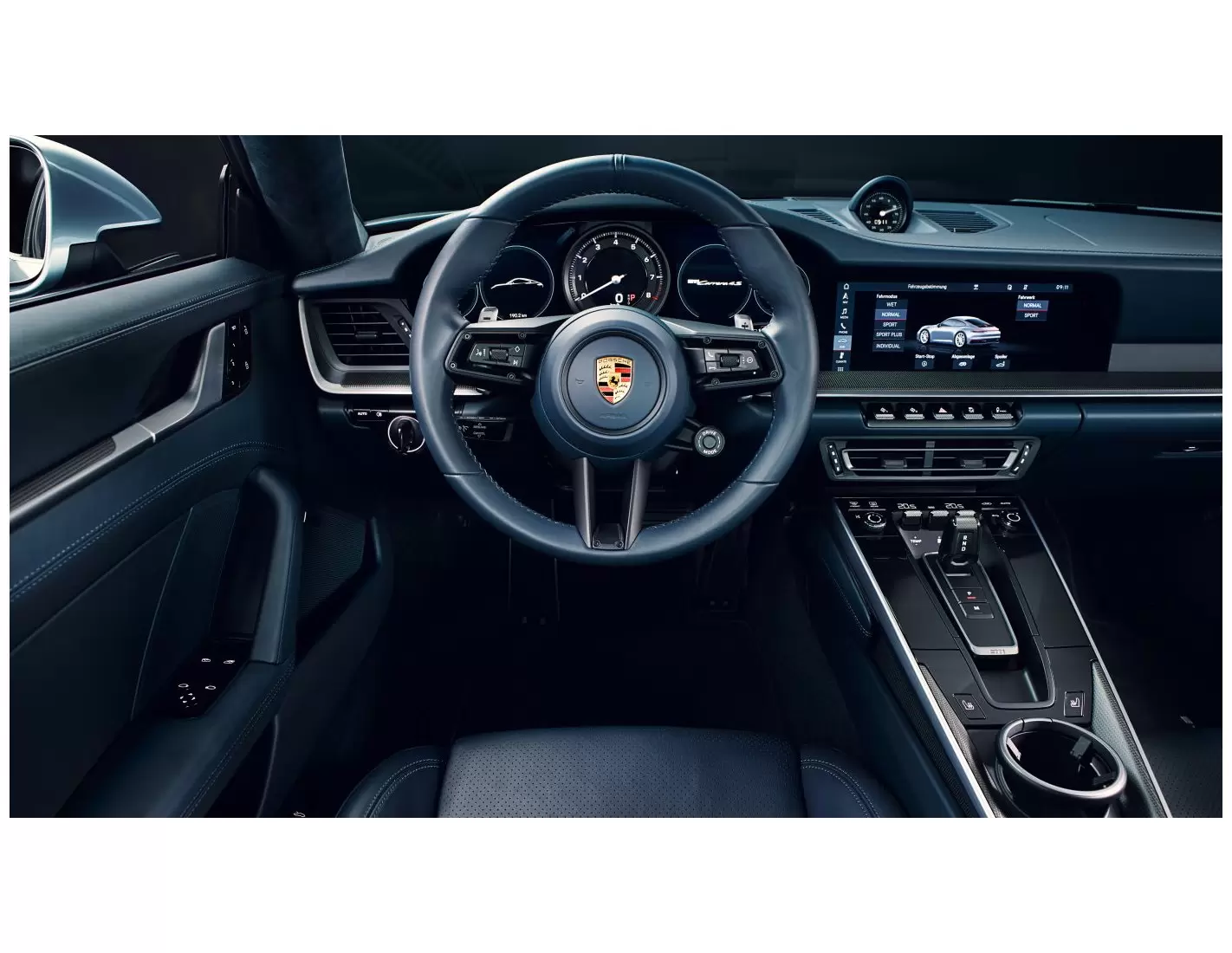 Porsche 911 From 2019 3D Decor de carlinga su interior del coche 10-Partes