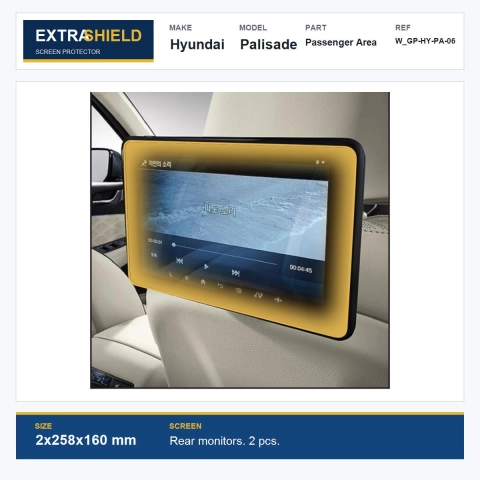 Hyundai Palisade Passenger Area ExtraShield Screen Protector