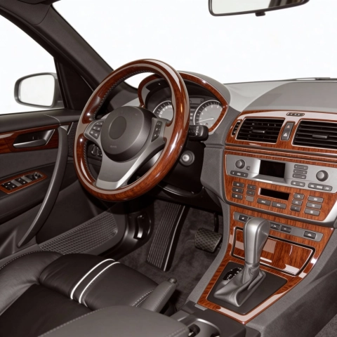 BMW X3 E83 2003+ 3D dashboard sierlijstset, 12 delen