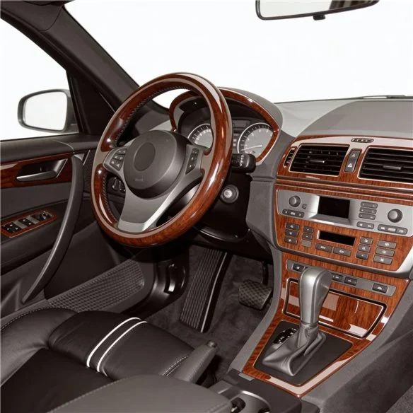 BMW X3 E83 2003+ kit salpicadero 3D, 12 piezas