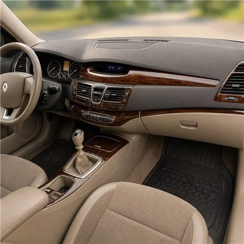 Renault Laguna 2009+ 3D Armaturenbrett-Dekor-Set, 4 Teile