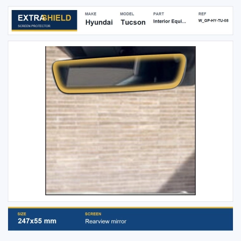 Hyundai Tucson Interior Equipment ExtraShield Screen Protector