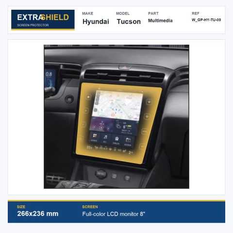 Hyundai Tucson Multimedia ExtraShield Screen Protector