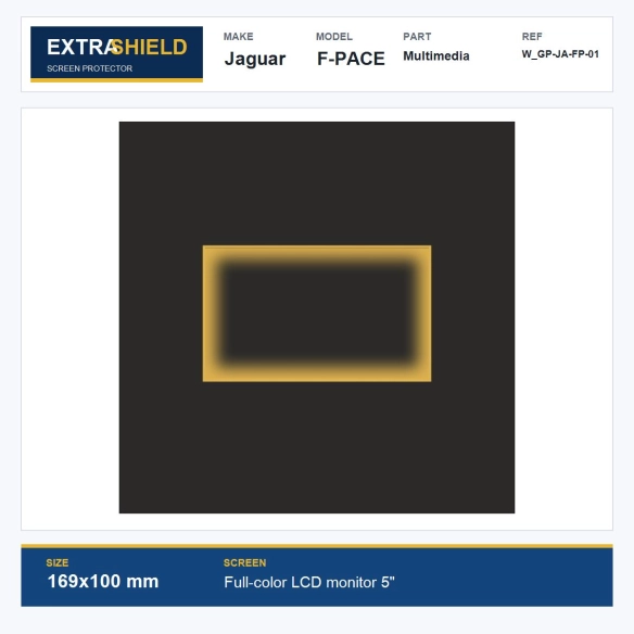 Jaguar F-PACE Multimedia ExtraShield Screen Protector