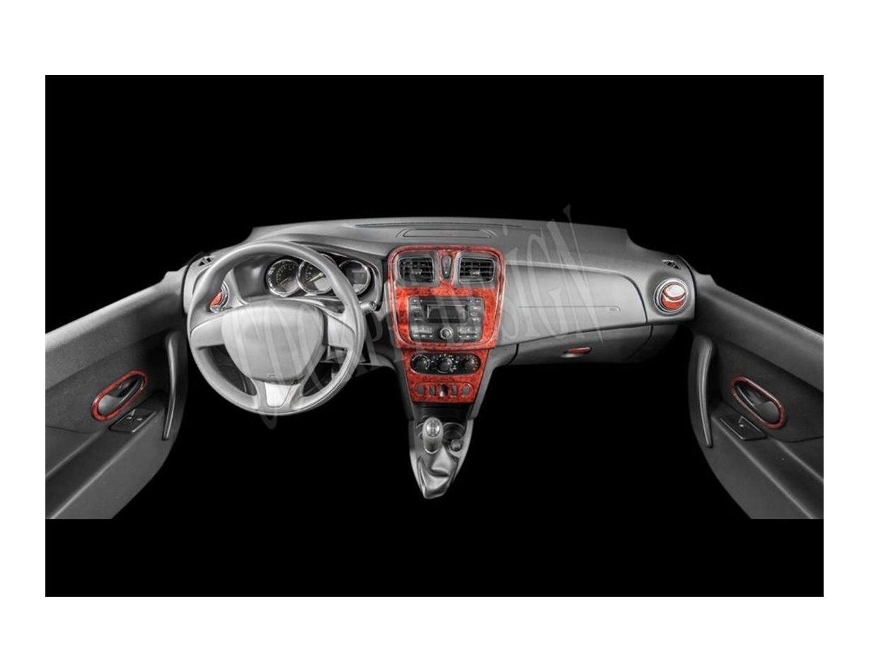 Renault Clio Symbol 01.2012 3M 3D Interior Dashboard Trim Kit Dash Trim Dekor 25-Parts