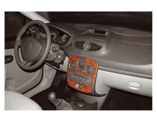 Renault Clio - 3 09.05 - 08.12 Kit Rivestimento Cruscotto all'interno del veicolo Cruscotti personalizzati 9-Decori Renault Clio - 3 09.05 - 08.12 Kit Rivestimento Cruscotto all'interno del veicolo Cruscotti personalizzati 9-Decori